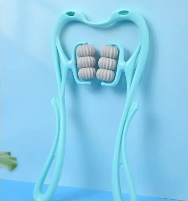 af7c1395-82c1-479f-9312-959f79d33f6a.jpg Multifunctional Manual Six-wheel Neck Massager Massage Relieve Roller Massage Tool