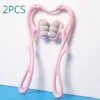 b4f23160-9abf-4f85-b4ce-28010eeb33ab.jpg Multifunctional Manual Six-wheel Neck Massager Massage Relieve Roller Massage Tool