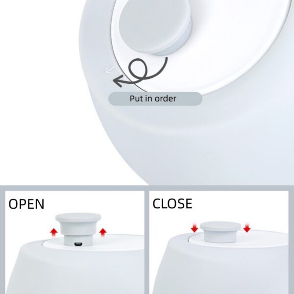 Spot dog outdoor water bottle portable large-capacity water Cup wholesale pet silicone foldable drinking water bottle
